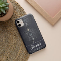 Personalisiertes Sonnenmond Galaxy Sterne Magie