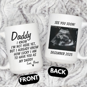 Personalisiertes Sonogramm-Foto, Ultraschall-Foto  Kaffeetasse