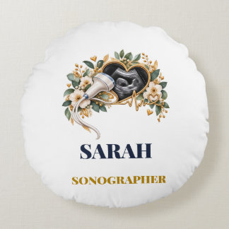 Personalisiertes Sonographer-Kissen mit individuel Rundes Kissen