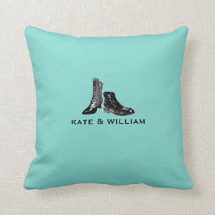 Personalisiertes Soulmates-Kissen-Blau Kissen
