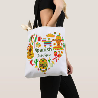 Personalisiertes Spanisch/Mexiko-Design Tasche
