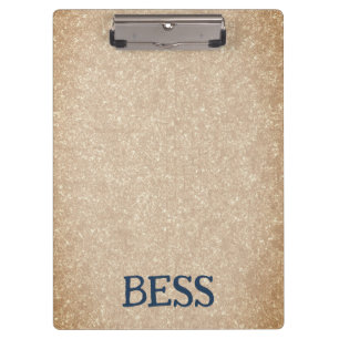 Personalisiertes Spanisches Vanilla-Papier Klemmbrett