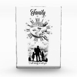 Personalisiertes Speicherdatum Fotoblock