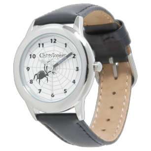 Personalisiertes Spider-Webdesign Armbanduhr