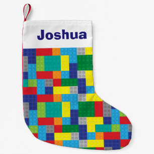 Personalisiertes Spielzeug Kunststoffsteine Kleiner Weihnachtsstrumpf