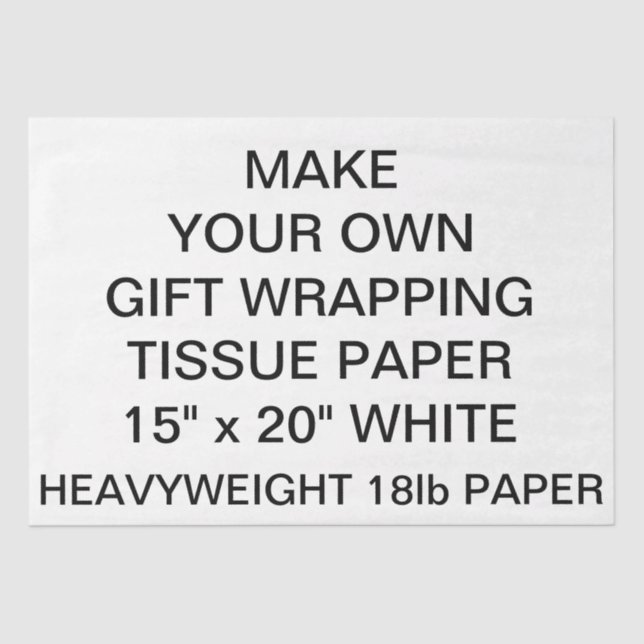 Personalisiertes Spinnpapier Seidenpapier (Vorderseite)