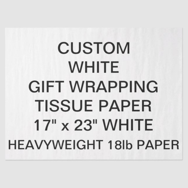 Personalisiertes Spinnpapier Seidenpapier (Vorderseite)