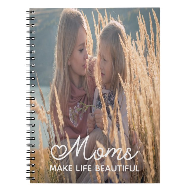Personalisiertes SpiralNotebook für Mama Notizblock (Vorderseite)