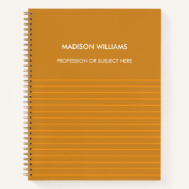 Personalisiertes SpiralNotebook mit Individuelle N Notizbuch