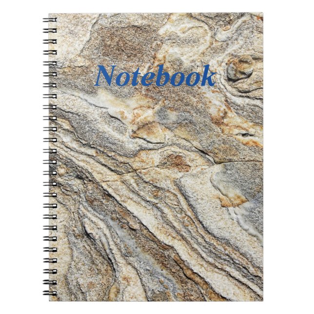 Personalisiertes SpiralNotebook mit Schwarzweiß Notizblock (Vorderseite)