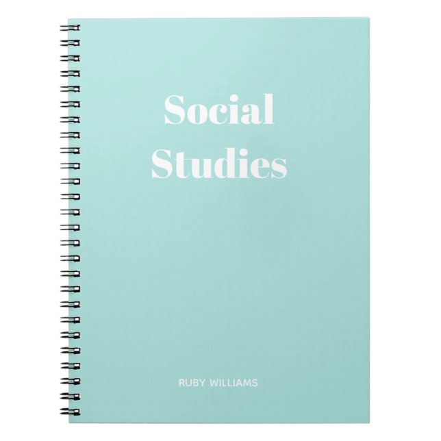 Personalisiertes SpiralNotebook Notizblock (Vorderseite)