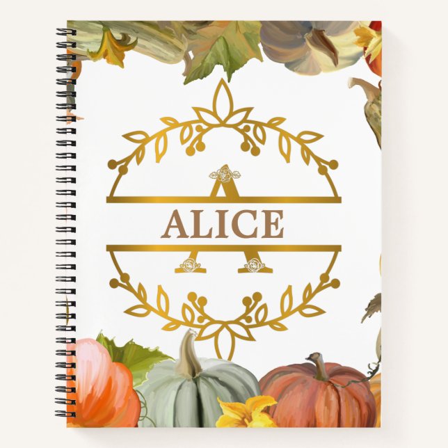 Personalisiertes SpiralNotebook Notizbuch (Vorderseite)