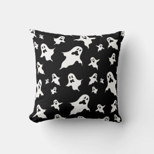 Personalisiertes Spooky Halloween-Geisterwirbelkis Kissen