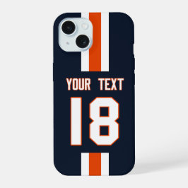 Personalisiertes Sporttrikot  iPhone 15 Hülle