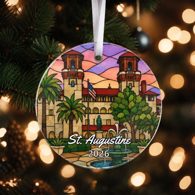 Personalisiertes St. Augustine-Acrylabzeichen, Cus Ornament (Von Creator hochgeladen)