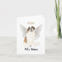 Personalisiertes St. Bernard-Beileid