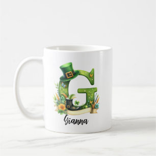Personalisiertes St. Patrick's Day Applikationsalp Kaffeetasse