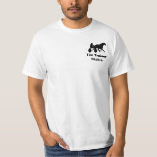 Personalisiertes stabiles Geschirr-LaufenShirt T-Shirt