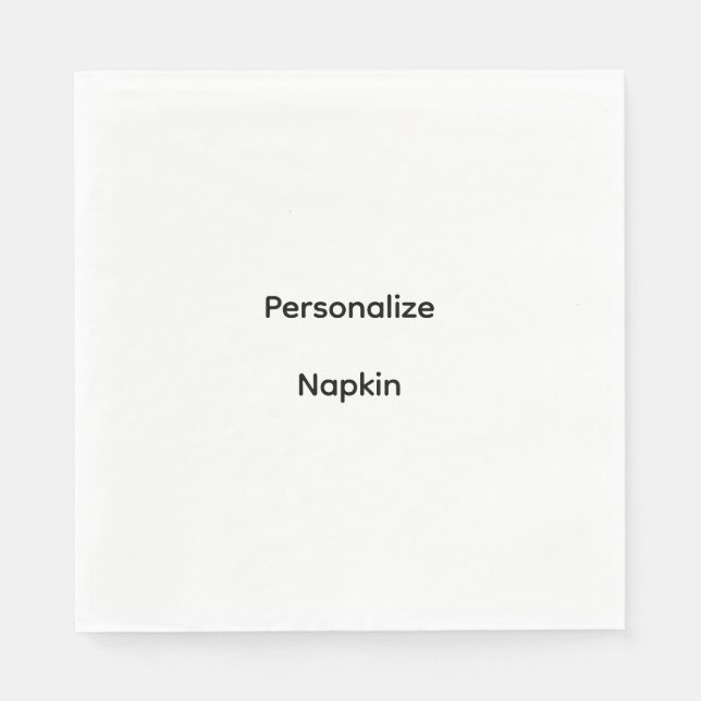 Personalisiertes Standard-Mittagessen Serviette (Vorderseite)