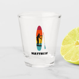 Personalisiertes Standup-Paddelbrett Schnapsglas