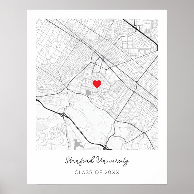 Personalisiertes Stanford University Poster (Vorne)