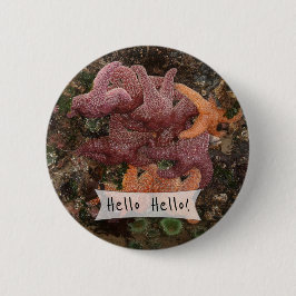 Personalisiertes Starfish/Sea-Star-Foto 5 Button