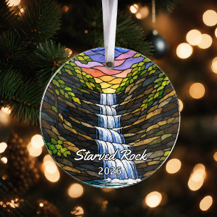 Personalisiertes Starved Rock State Park Acryl-Orn Ornament