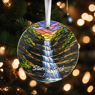 Personalisiertes Starved Rock State Park Acryl-Orn Ornament