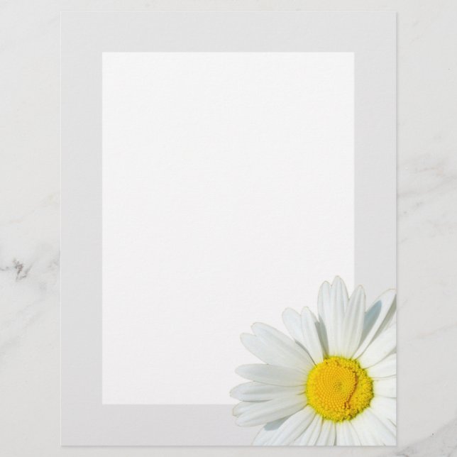 Personalisiertes Stationärpapier von Grau & White  (Vorderseite)