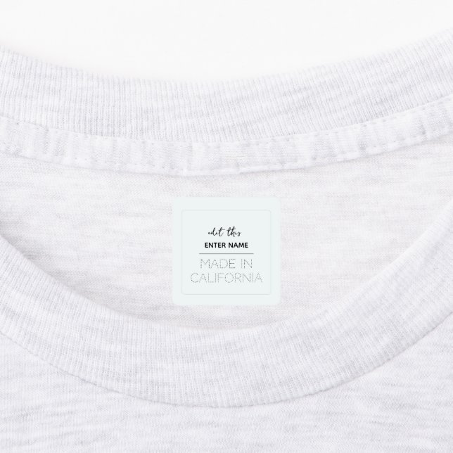 personalisiertes Stepplabel Etiketten (Befestigt)