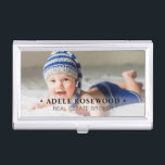 Personalisiertes stilvolles Foto Visitenkarten Dose<br><div class="desc">E-Mail an JMR._Designs@yahoo.com ,  wenn Sie Hilfe benötigen oder besondere Wünsche haben.</div>