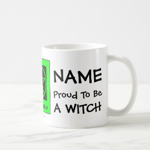 Personalisiertes stolzes, eine Hexe zu sein - Kaffeetasse