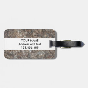 Personalisiertes Stone-Muster Gepäckanhänger