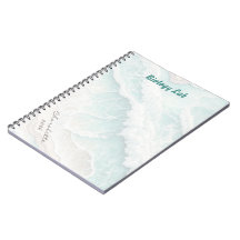 Personalisiertes Strand-Themen-Notizbuch