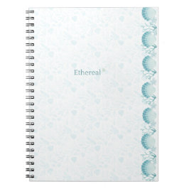 Personalisiertes Strandhandtuch Teal Oceanic Pearl Notizblock