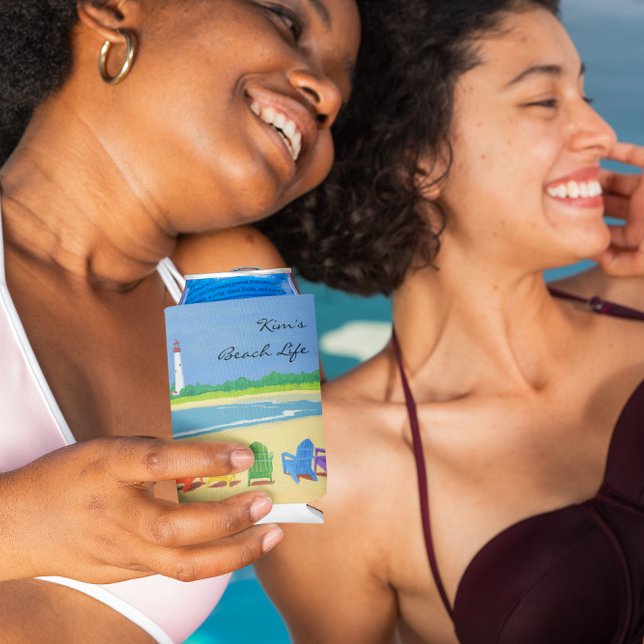 Personalisiertes Strandleben Dosenkühler (Von Creator hochgeladen)