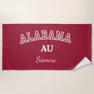 Personalisiertes Strandtuch der University of Alab