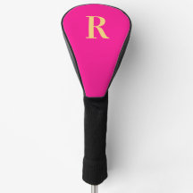 Personalisiertes, stylisches Monogram, Hot Pink