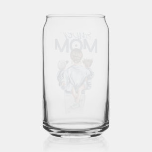 Personalisiertes Super-Mama-Geschenk mit Sohn und  Dosenglas