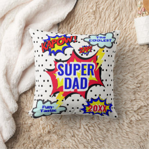 Personalisiertes Superhelden-Comic-Throw-Kissen Kissen