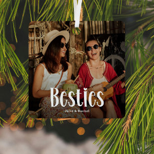 Personalisiertes süßes BFF-Geschenk für beste Freu Ornament Aus Metall