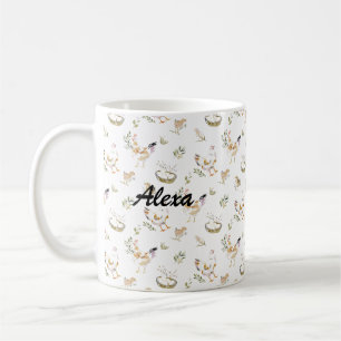 Personalisiertes süßes Huhn Farmtier Kaffeetasse