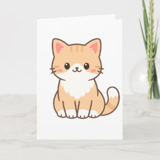 Personalisiertes süßes Katzen-Geschenk – Benutzerd Karte