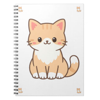 Personalisiertes süßes Katzen-Geschenk – Minimale  Notizblock