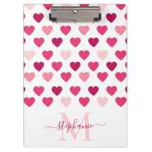 Personalisiertes Süßes Mädchen-Rosa-Herzen-Liebe