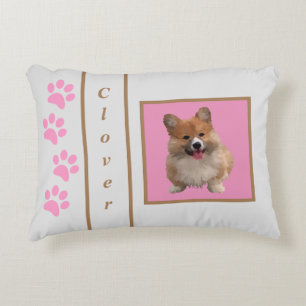 Personalisiertes Süßes Welsh Corgi Akzent Kissen