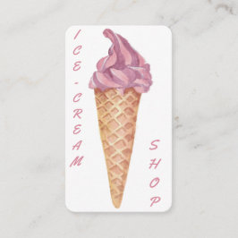 Personalisiertes Süßwarencreme Visitenkarte