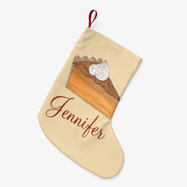 Personalisiertes Sweet Potato Pie Weihnachtsfest Kleiner Weihnachtsstrumpf (Vorderansicht (hängend))
