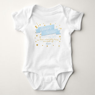Personalisiertes T-Shirt für Jungen mit Snips & Sn Baby Strampler