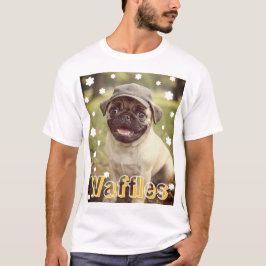 Personalisiertes T-Shirt mit Haustierfoto - Name u